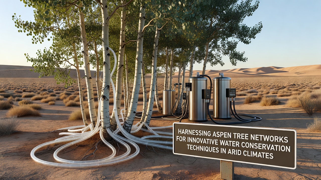 Harnessing Aspen Tree Networks for Innovative Water Conservation Techniques in Arid Climates